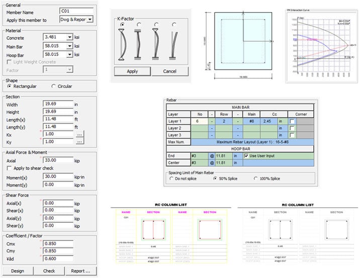 Structural Member Design – Concrete and Steel