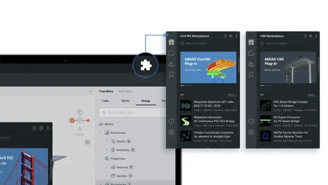 Plug-in with CIVIL NX & CIM