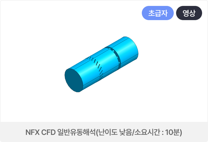 NFX CFD 일반유동해석 (배관)
