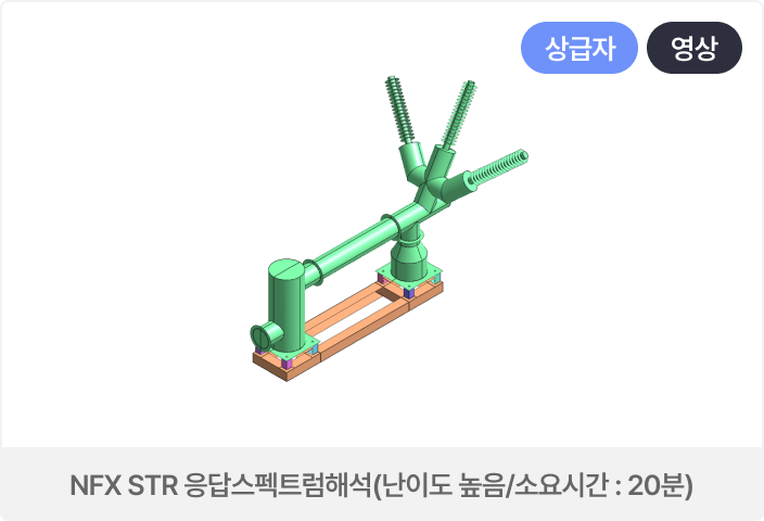 NFX STR 응답스펙트럼해석 (GIS)