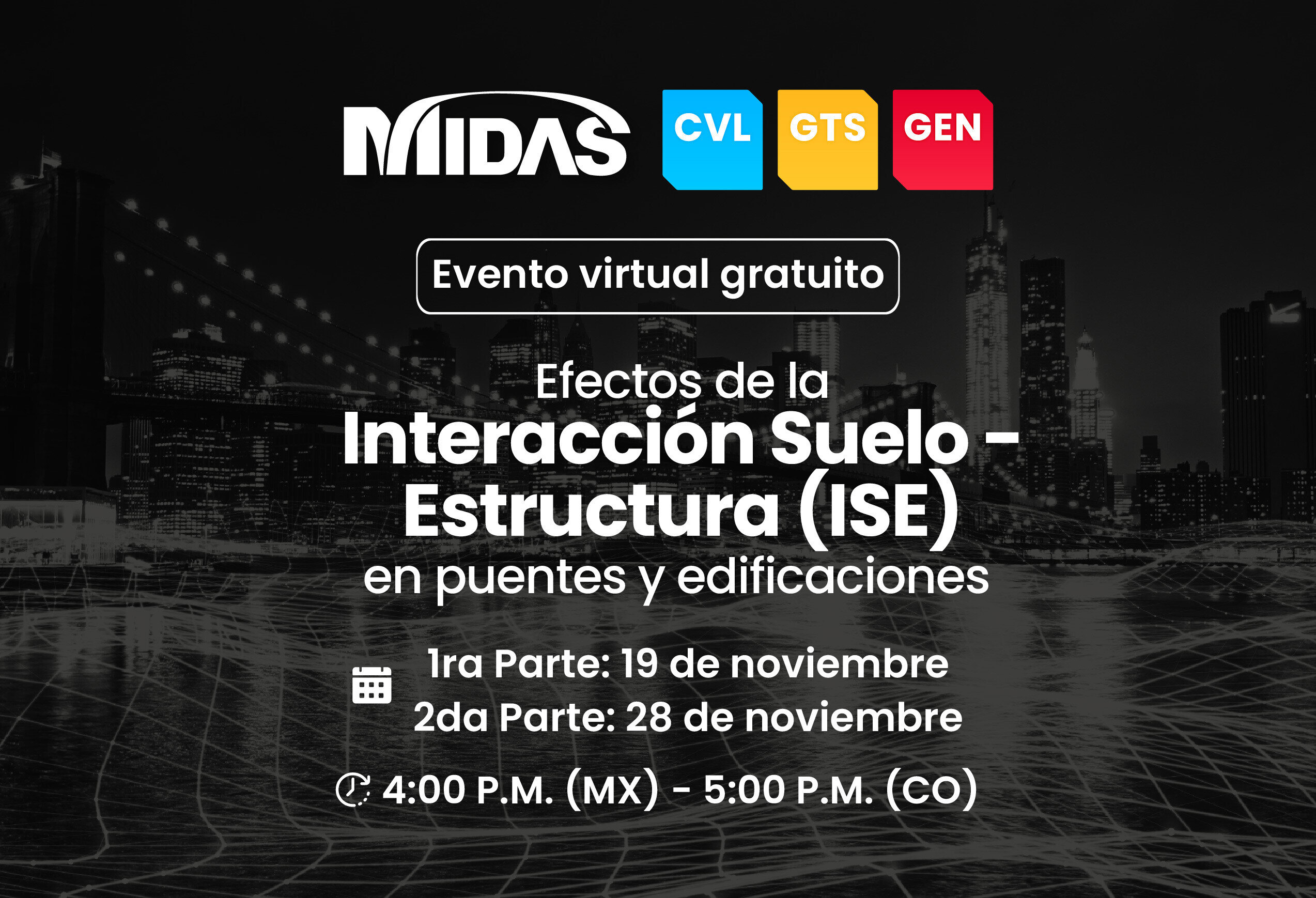 Webinar: Efectos de la Interacción Suelo-Estructura (ISE) en puentes y edificaciones segunda parte
