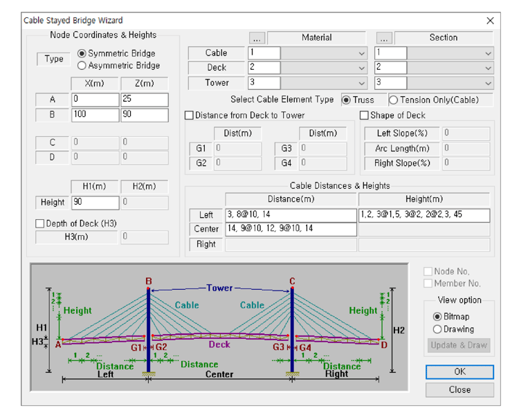 Cable Stayed Bridge Wizard